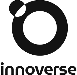 Innoverse combination mark — vertical